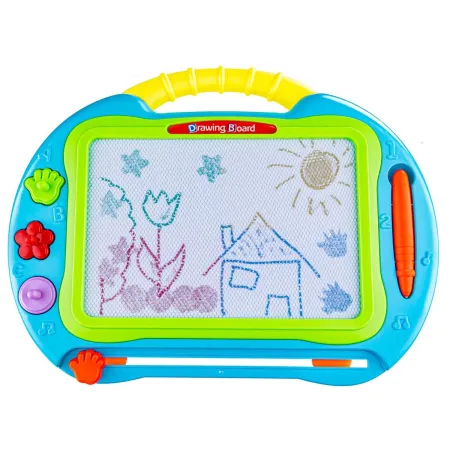 Tablica Edukacyjna, Magnetyczna 2w1, Znikopis, Stolik Pisak Stempelki-1647531