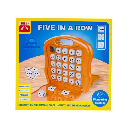Logiczna Gra Planszowa Five In A Row, 5 Kostek w Rzędzie Kości-1647539