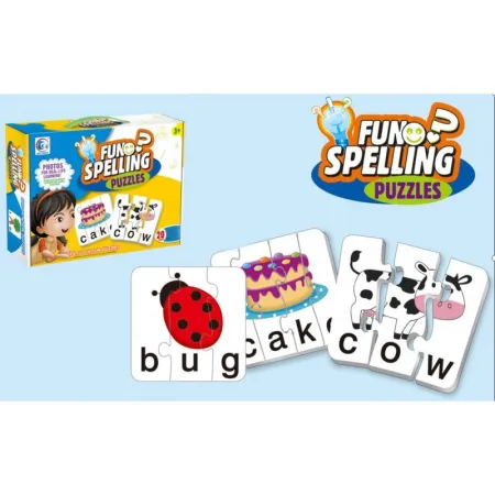 Edukacyjna Gra Słów, Puzzle Do Nauki Języka Angielskiego, Fiszki, Dopasuj Literki, Nauka Wyrazów Spelling Puzzle-164