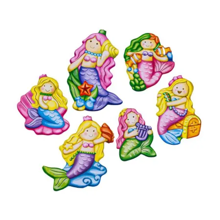 Kreatywny Zestaw Stwórz Magnes, Odlew DIY KOLOROWE SYRENKI Zrób To Sam-1647653