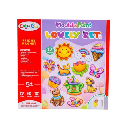 Kreatywny Zestaw Stwórz Magnes, Odlew DIY SŁODKI ZESTAW 12 Elementów Zrób To Sam-1647661