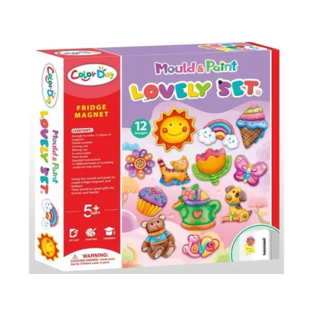 Kreatywny Zestaw Stwórz Magnes, Odlew DIY SŁODKI ZESTAW 12 Elementów Zrób To Sam-1647669