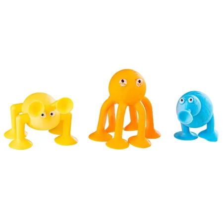 Klocki Konstrukcyjne, Kolorowe Przyssawki, Wesołe Buźki 39 Sztuk-1647692