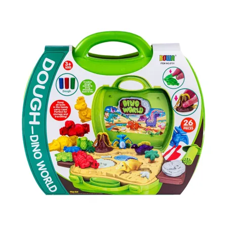 Walizka Z Masą Plastyczną, Ciastolina W Kuferku, Dinozaury-1647716