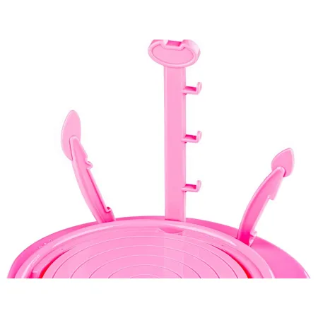 Koło Garncarskie RÓŻOWE - Mały Artysta - farbki, masa, koło, narzędzia-1647742