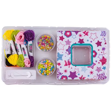Zestaw Do Tworzenia Biżuterii, Bransoletek, Koraliki, Nitki + Akcesoria-1647758