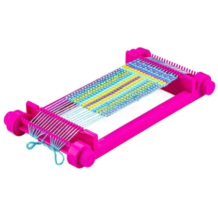 Zestaw Do Tworzenia Biżuterii, Bransoletek, Krosno, Koraliki, Nitki + Akcesoria-1647782