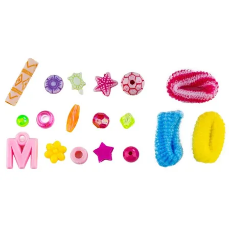 Zestaw Do Tworzenia Biżuterii I Ozdób Do Włosów, Gumki, Koraliki + Akcesoria-1647791