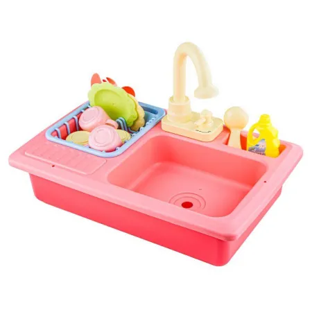 Zlewozmywak Z Kranem, Zlew Do Mycia Naczyń + Akcesoria RÓŻOWY-1647803