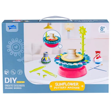 Koło Garncarskie - Mały Artysta - farbki, masa, koło, narzędzia-1647808