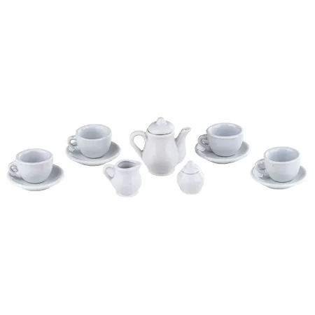 Porcelanowy Zestaw Do Malowania, Filiżanki, Imbryk, Farby + Akcesoria DIY 21 Elementów-1647818