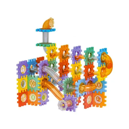 Klocki Konstrukcyjne, Tor Kulkowy Dla Kulek 125 Elementów Kulodrom-1647837