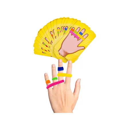 Gra Na Refleks Dopasuj Gumki, DING DING RING, Kolorowe Gumeczki, Karty, Dzwonek, Kto Pierwszy-1647894