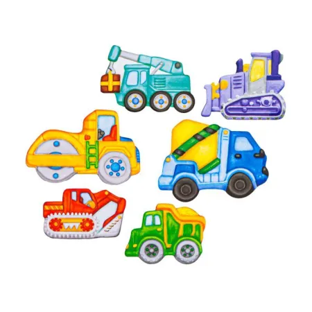Kreatywny Zestaw Stwórz Magnes, Odlew DIY CIĘŻARÓWKI, POJAZDY BYDOWLANE Zrób To Sam-1647939