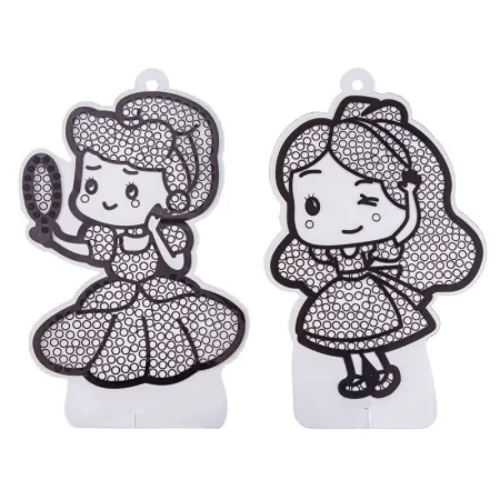 Haft Diamentowy Mozaika Diamentowa Naklejki Mozaika KSIĘŻNICZKI-1647976