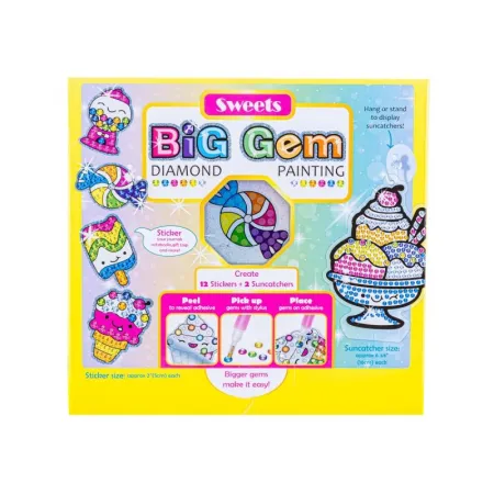 Haft Diamentowy Mozaika Diamentowa Naklejki Mozaika SŁODYCZE-1647983