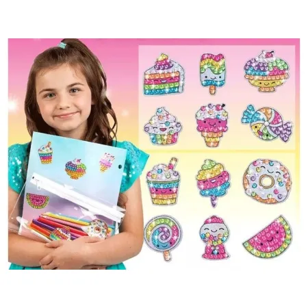 Haft Diamentowy Mozaika Diamentowa Naklejki Mozaika SŁODYCZE-1647986