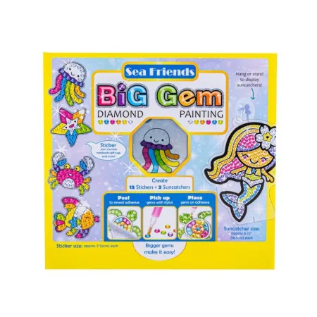 Haft Diamentowy Mozaika Diamentowa Naklejki Mozaika SYRENKI, MORSKIE ZWIERZĘTA-1647998
