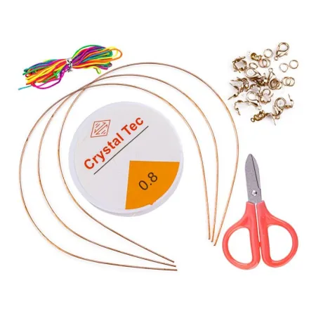 Koraliki Zestaw Do Tworzenia Robienia Bransoletek, Biżuterii, Naszyjników-1648353