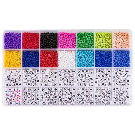 Koraliki Zestaw Do Tworzenia Robienia Bransoletek, Biżuterii, Naszyjników-1648355