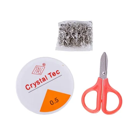 Koraliki Zestaw Do Tworzenia Robienia Bransoletek, Biżuterii, Naszyjników-1648366