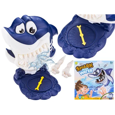 Zręcznościowa Gra Rodzinna Wyrwij Chory Ząbek Rekina, Shark Spray Water Sika Wodą