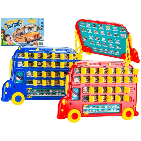 Tablica Edukacyjna, Gra Pamięciowa " Zgadnij Kto ?" AUTOBUS, Who Is On The Bus?