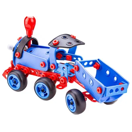 Klocki ELASTYCZNE Konstrukcyjne, Maszyny, Pojazdy, Auto, Samochód, Samolot, Pociąg Do Rozkręcania I Skręcania 6w1 14