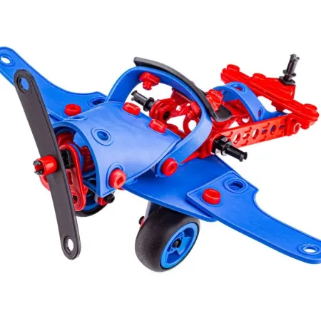 Klocki ELASTYCZNE Konstrukcyjne, Maszyny, Pojazdy, Auto, Samochód, Samolot, Pociąg Do Rozkręcania I Skręcania 6w1 14