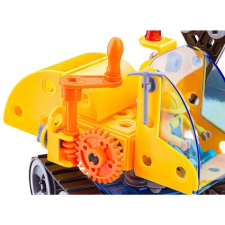 Klocki Konstrukcyjne, Maszyny, Pojazdy Budowlane, Auto, Helikopter, Dźwig, Samochód Do Rozkręcania I Skręcania 6w1-1