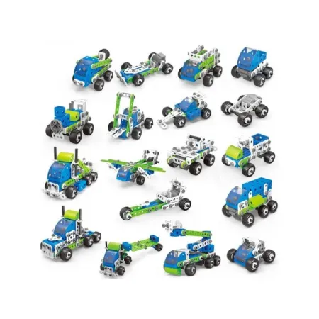Klocki Konstrukcyjne, Pojazdy Budowlane, Auto, Samochód, Samolot Do Rozkręcania I Skręcania 18w1-1648502