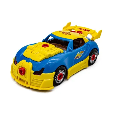 Zabawkowy samochód sportowy Bugatti do rozkręcania i skręcania + Śrubokręt-1648521
