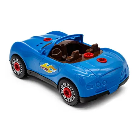Zabawkowy samochód sportowy Bugatti do rozkręcania i skręcania + Śrubokręt-1648523