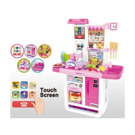 Multifunkcyjna Kuchnia Z Płytą Gazową I Panelem Dotykowym Różowa Przecena 1