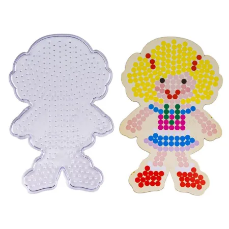 Koraliki do prasowania, Prasowanka, Szablon, Saszetka DZIEWCZYNKA W SUKIENCE-1648607