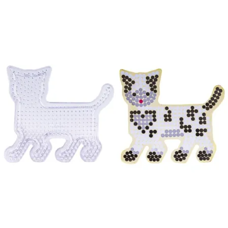 Koraliki do prasowania, Prasowanka, Szablon, Saszetka ŁACIATY KOTEK, PSTROKATY KOT-1648647