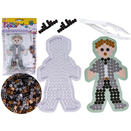 Koraliki do prasowania, Prasowanka, Szablon, Saszetka ZABAWKA, LUDZIK, CHŁOPEK, PAJACYK