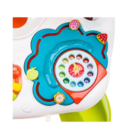 Edukacyjny Interaktywny Stolik Dla Dzieci, Zjeżdżalnia, Grzechotka, Melodie, Piłki-1648729