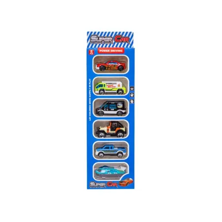 Metalowe Pojazdy, Auta, Resoraki 6 Sztuk Zestaw 1:64 Pojazd SWAT, Poduszkowiec, Jeep Turystyczny-1648866