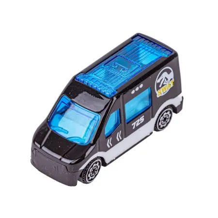 Metalowe Pojazdy, Auta, Resoraki 6 Sztuk Zestaw 1:64 Pojazd SWAT, Poduszkowiec, Jeep Turystyczny-1648869