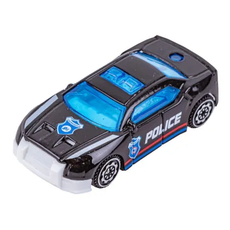 Metalowe Pojazdy Uprzywilejowane, Auta, Resoraki 6 Sztuk Zestaw 1:64 POLICJA, RADIOWÓZ-1648885