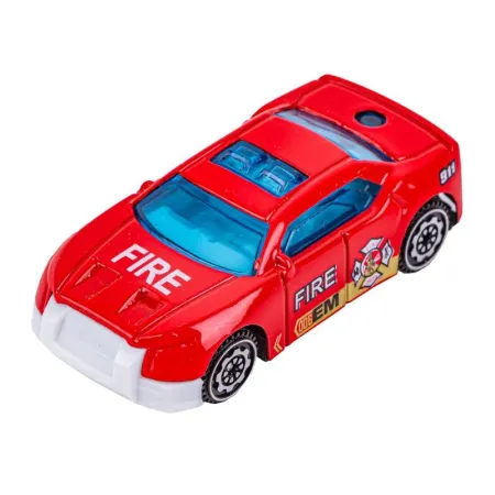 Metalowe Pojazdy Uprzywilejowane, Auta, Resoraki 6 Sztuk Zestaw 1:64 STRAŻ POŻARNA, WÓZ STRAŻACKI-1648894