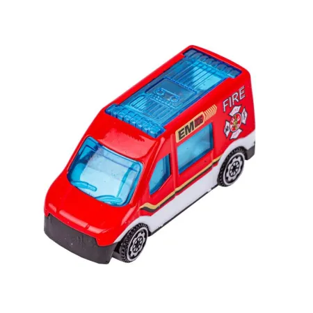 Metalowe Pojazdy Uprzywilejowane, Auta, Resoraki 6 Sztuk Zestaw 1:64 STRAŻ POŻARNA, WÓZ STRAŻACKI-1648896