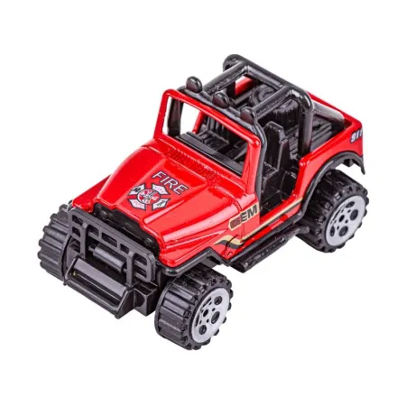 Metalowe Pojazdy Uprzywilejowane, Auta, Resoraki 6 Sztuk Zestaw 1:64 STRAŻ POŻARNA, WÓZ STRAŻACKI-1648897