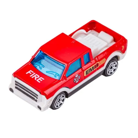 Metalowe Pojazdy Uprzywilejowane, Auta, Resoraki 6 Sztuk Zestaw 1:64 STRAŻ POŻARNA, WÓZ STRAŻACKI-1648898