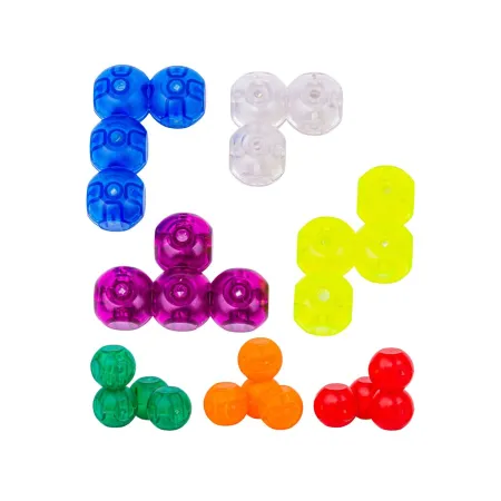 Gra, Układanka Logiczna, Magnetyczna Kostka Do Ułożenia, Klocki + KARTY-1648906