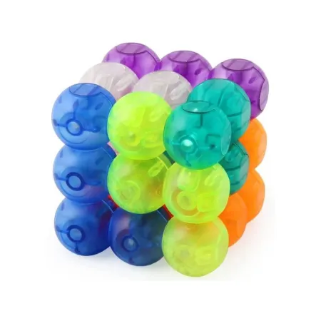 Gra, Układanka Logiczna, Magnetyczna Kostka Do Ułożenia, Klocki + KARTY-1648915