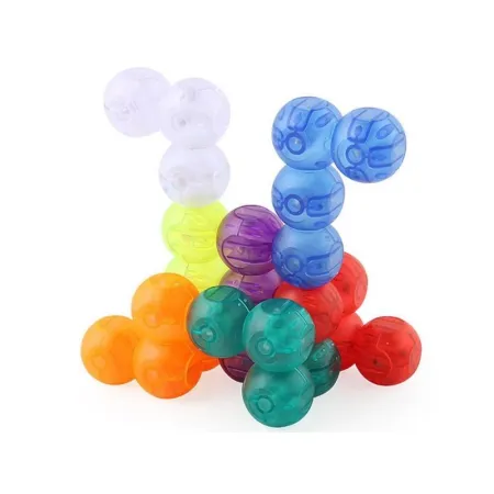 Gra, Układanka Logiczna, Magnetyczna Kostka Do Ułożenia, Klocki + KARTY-1648917