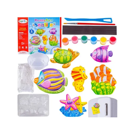 Kreatywny Zestaw Stwórz Magnes, Odlew DIY ZWIERZĘTA MORSKIE Zrób To Sam