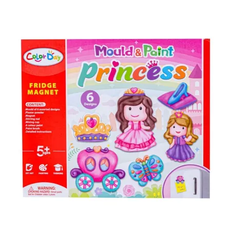 Kreatywny Zestaw Stwórz Magnes, Odlew DIY KSIĘŻNICZKI, KRÓLEWNA, KAROCA, KORONA Zrób To Sam-1648969